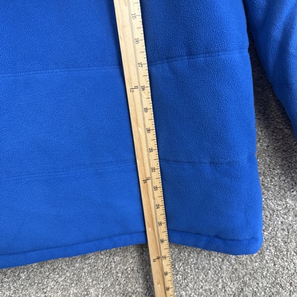 The North Face Polartec Reversible Jacket Blue Hooded Boy's Size Large 14/16 - Picture 4 of 9